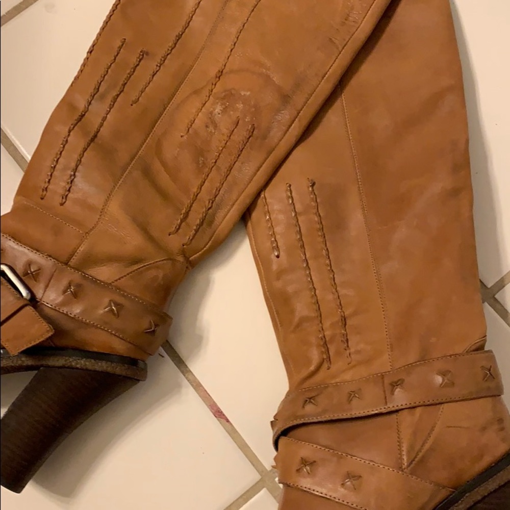 Over the knee boots tan Lisa - Picture 2 of 3